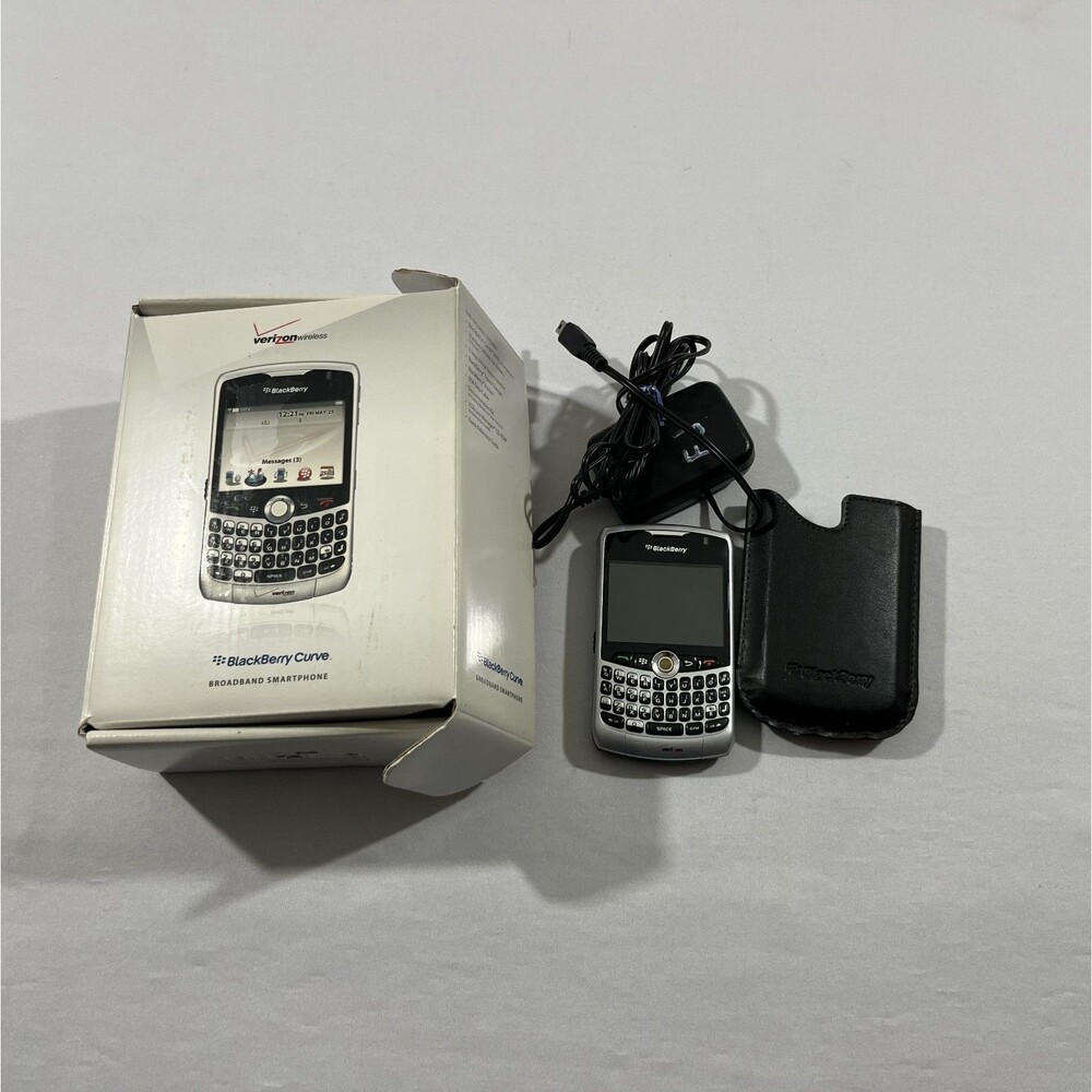 BlackBerry Curve 8330 Black Verizon RARE Smart Phone Used Accessories Tested